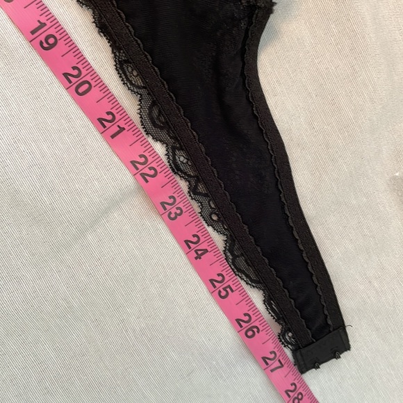 Free Press black lace halter bralette size L - Picture 9 of 11